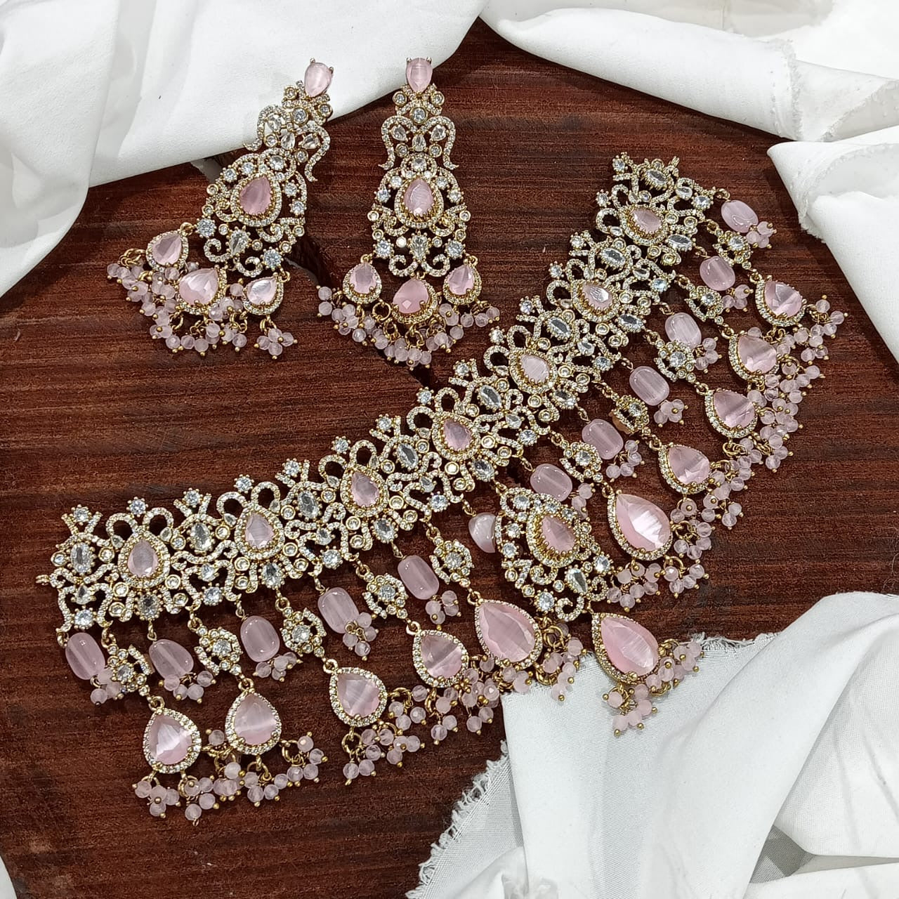 Premium heavy bridal choker set product code 964