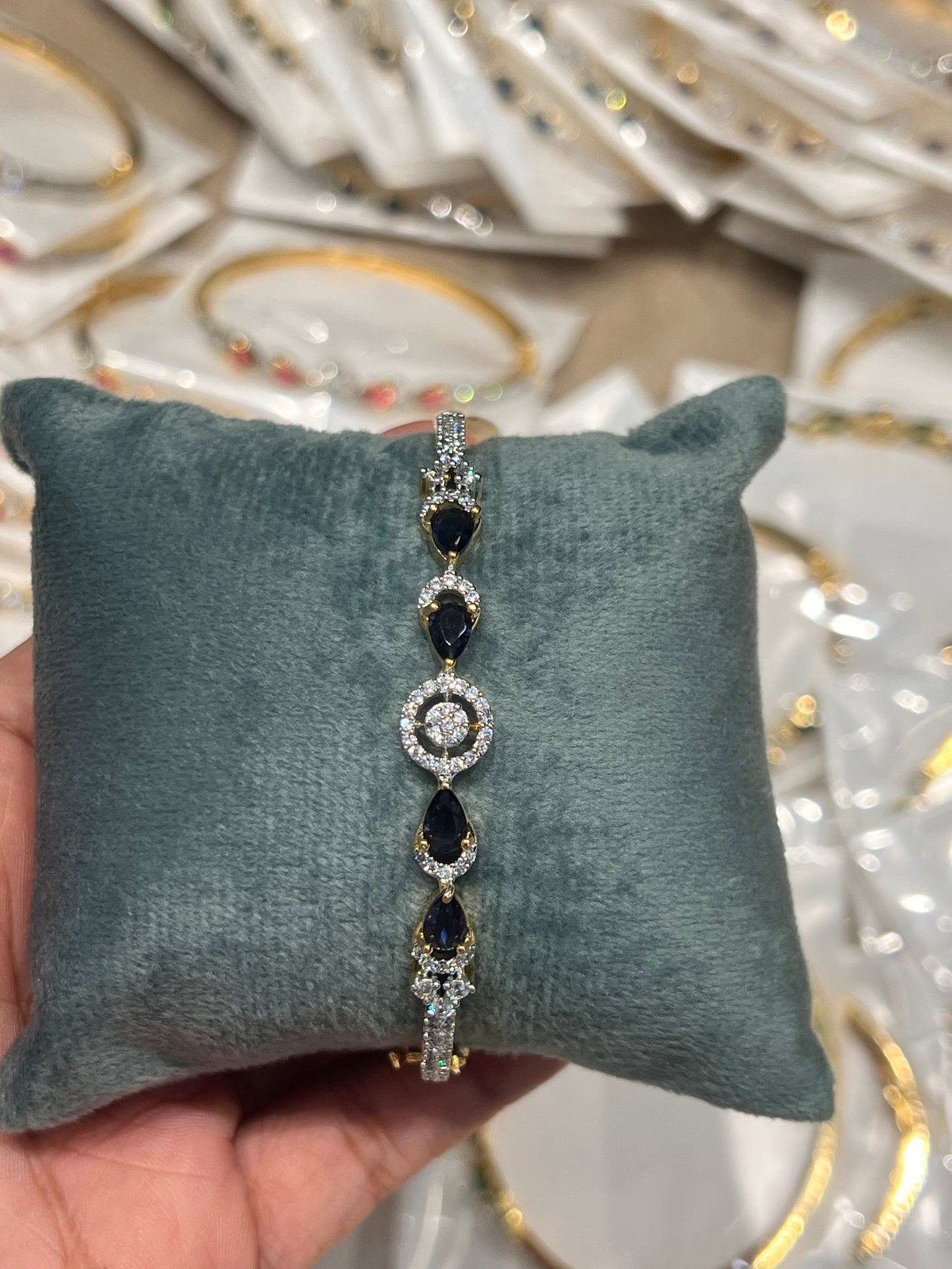 Premium party wear diamond finish openable bracelet product code D205