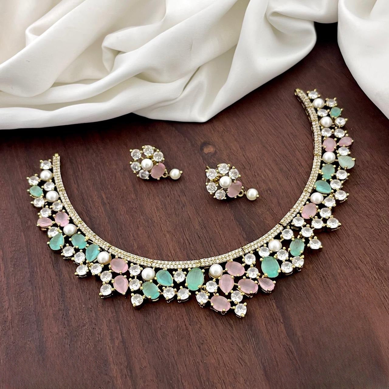 Trending Victorian premium designer necklace product code 910