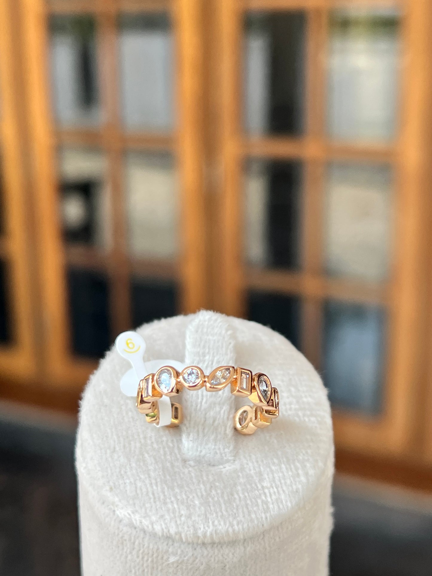 Premium Antitarnish 18k gold plated ring product code R04