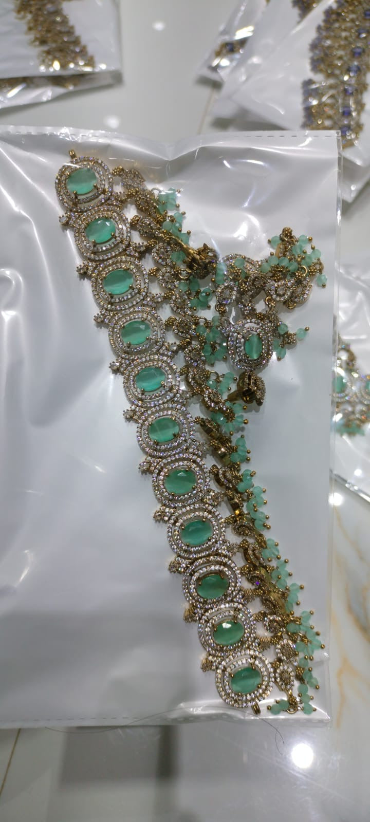 Premium quality Victorian bridal necklace product code 940
