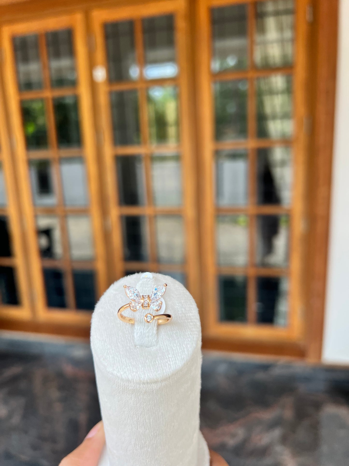 Premium Antitarnish 18k gold plated ring product code R04