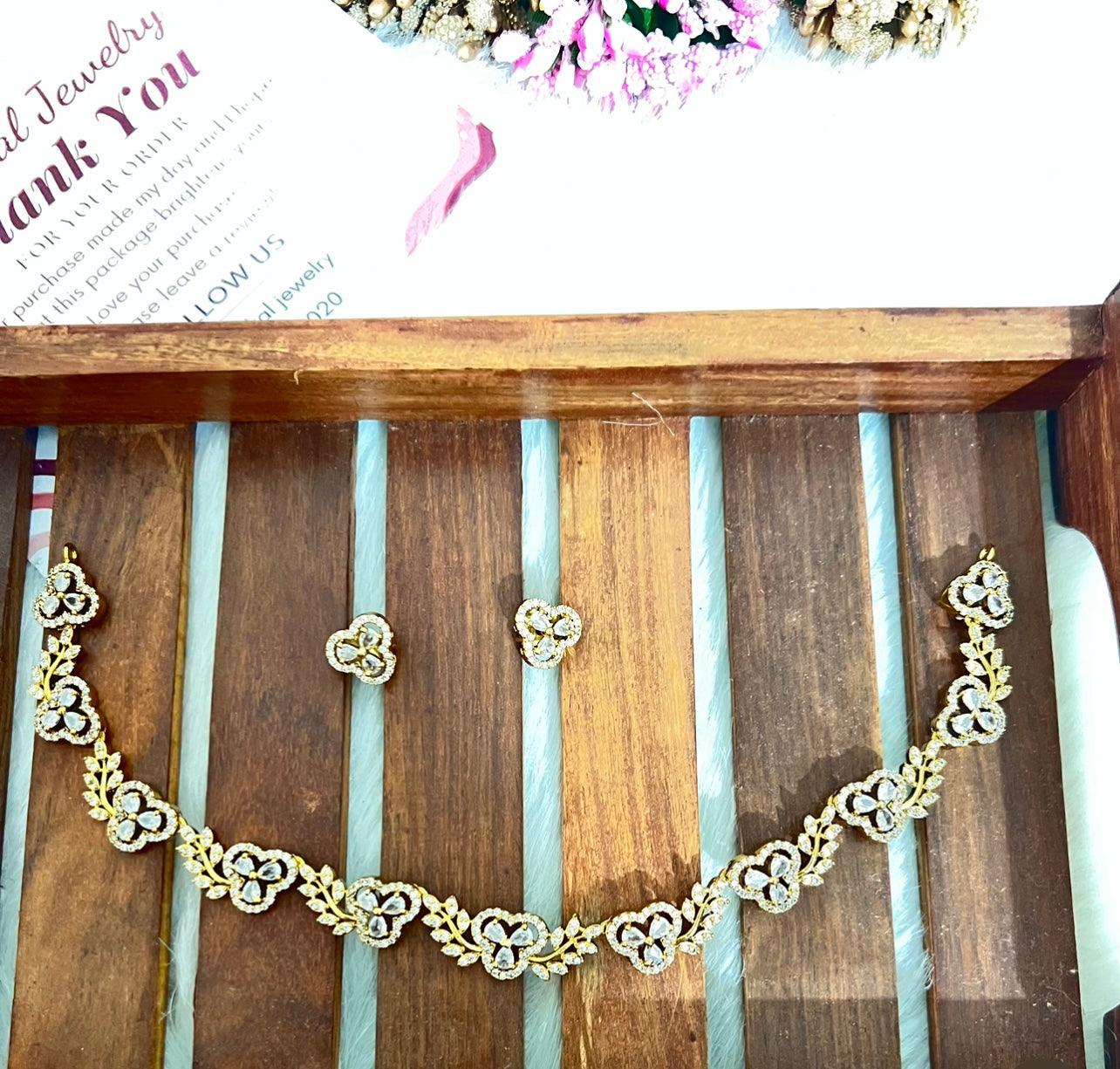 Most popular floral ad necklace product code 80