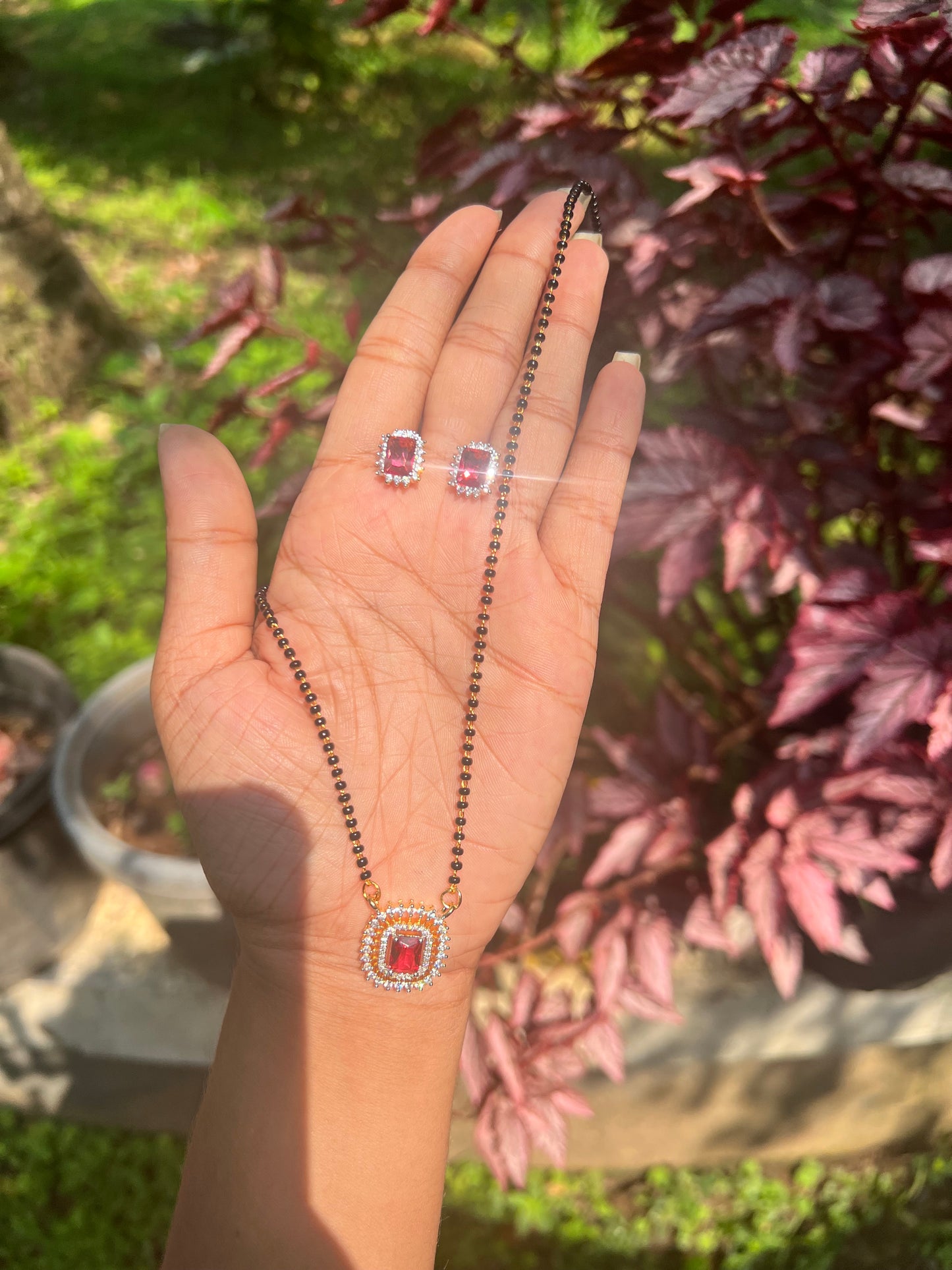 Daimond finish stylish mangalsutra product code 135