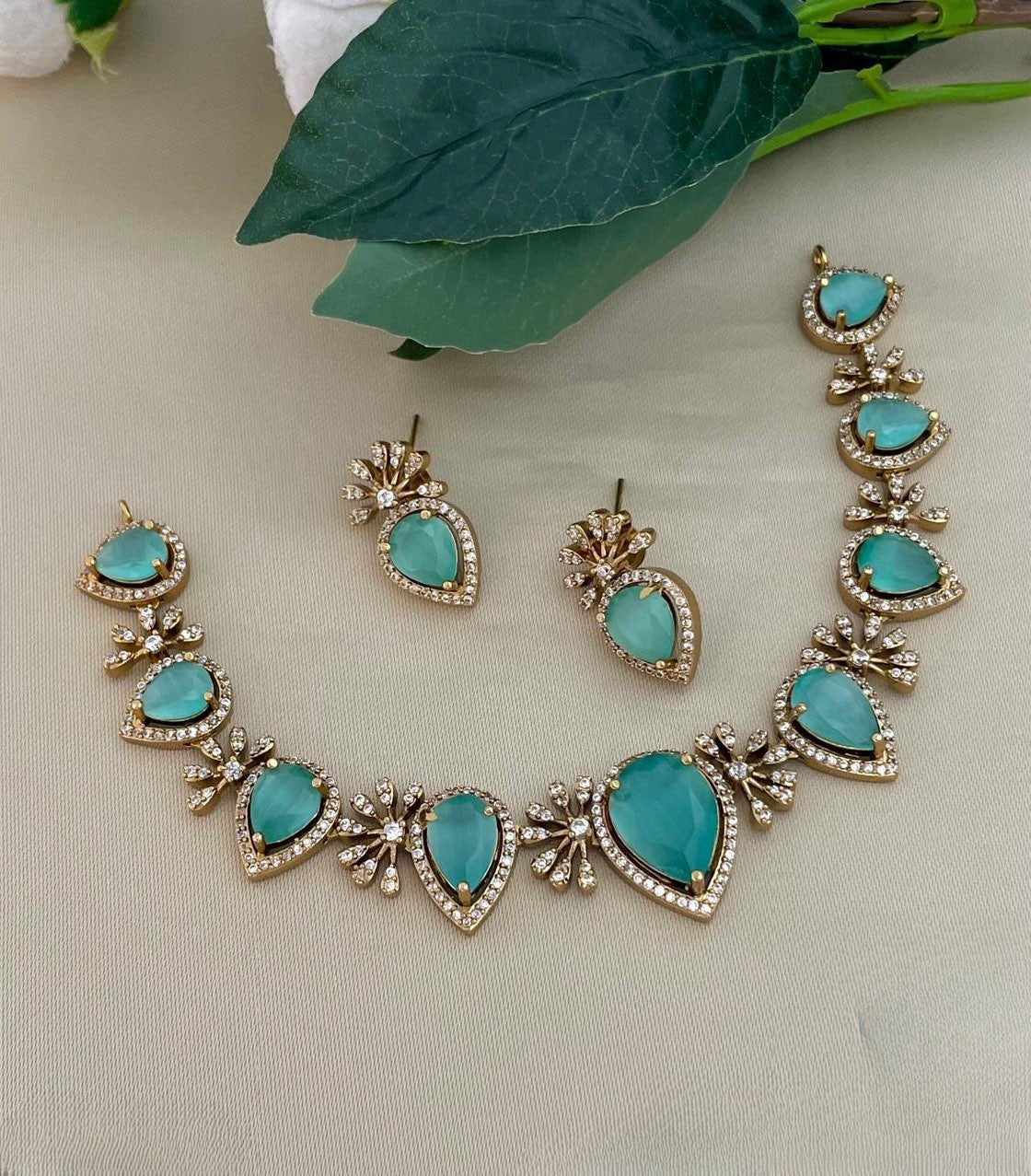 Premium quality ad necklace set product code 443
