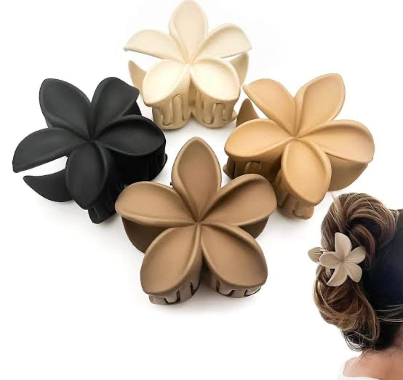 Flower hair claw clips product code 1020
