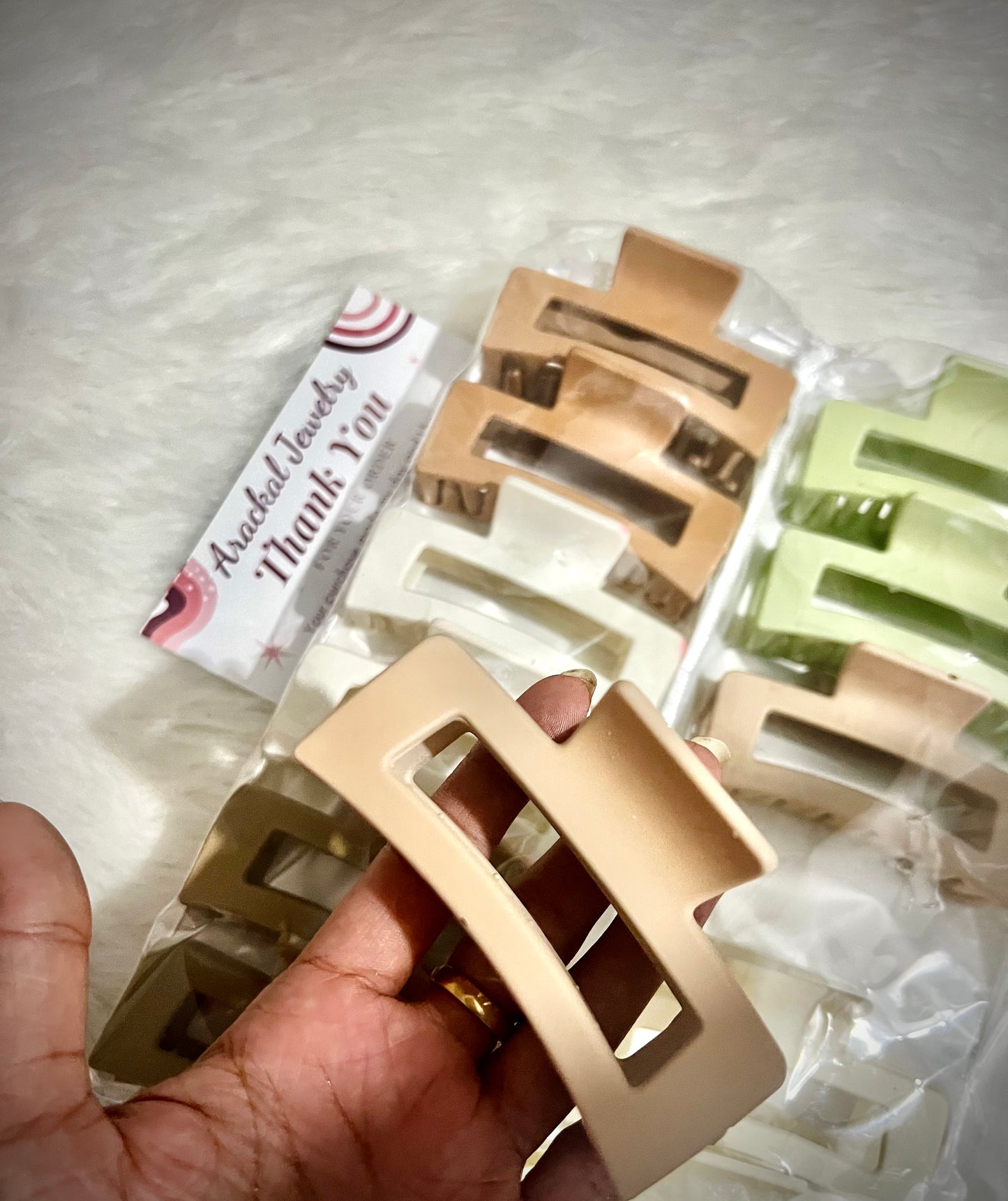 Super matte Big size hair claw clips product code 1041
