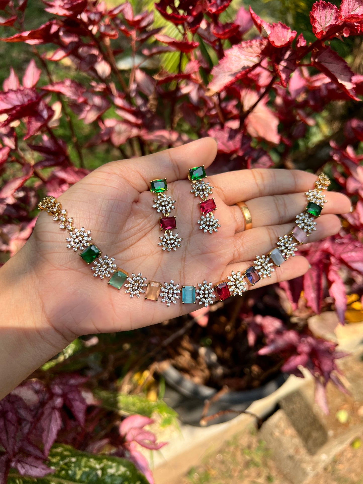 Premium quality ad star necklace product code 811