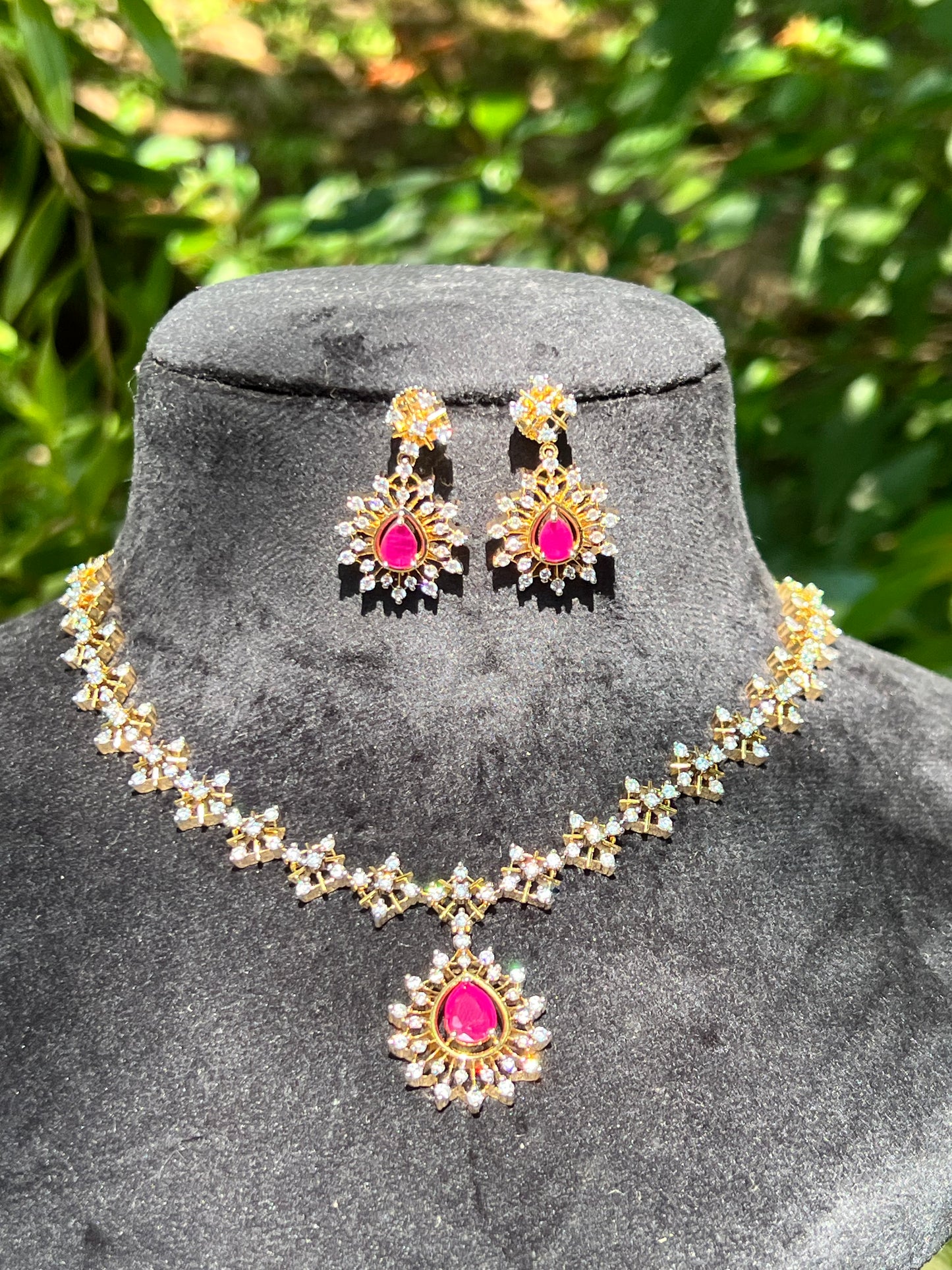 Premium daimond finish ad necklace product code 176