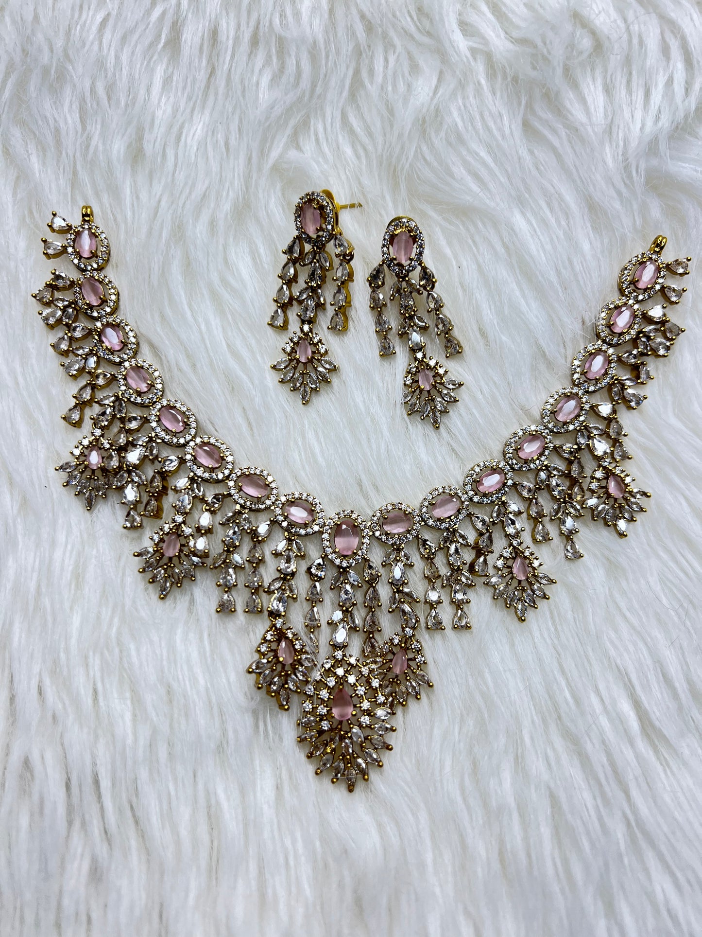Premium bridal ad necklace product code 887