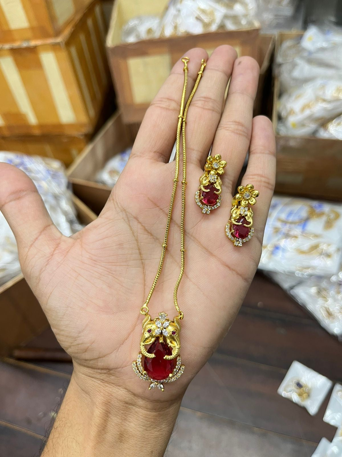 Premium ad pendant chain set product code 798