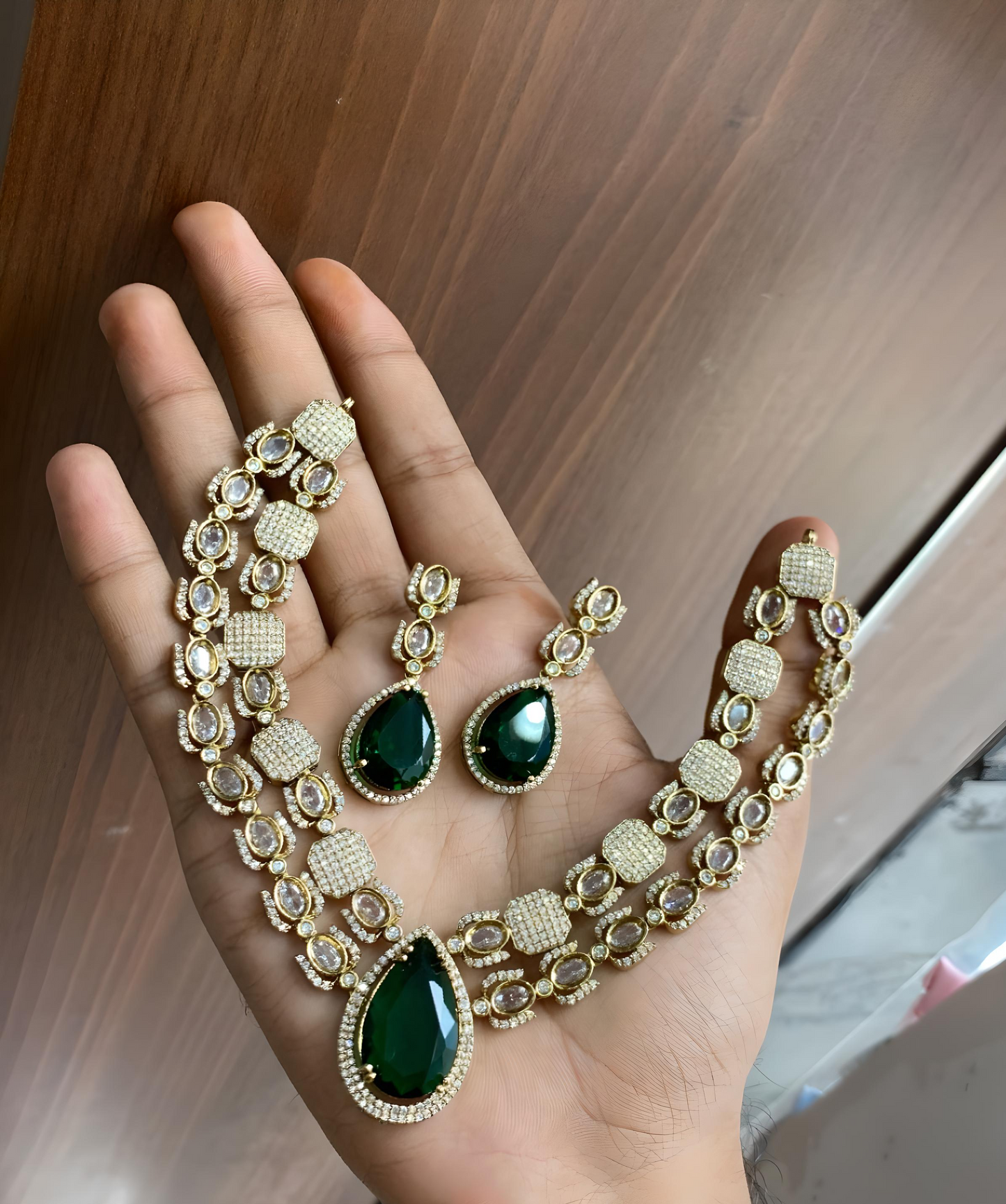 Premium Elegant AD Stone Necklace product code 37