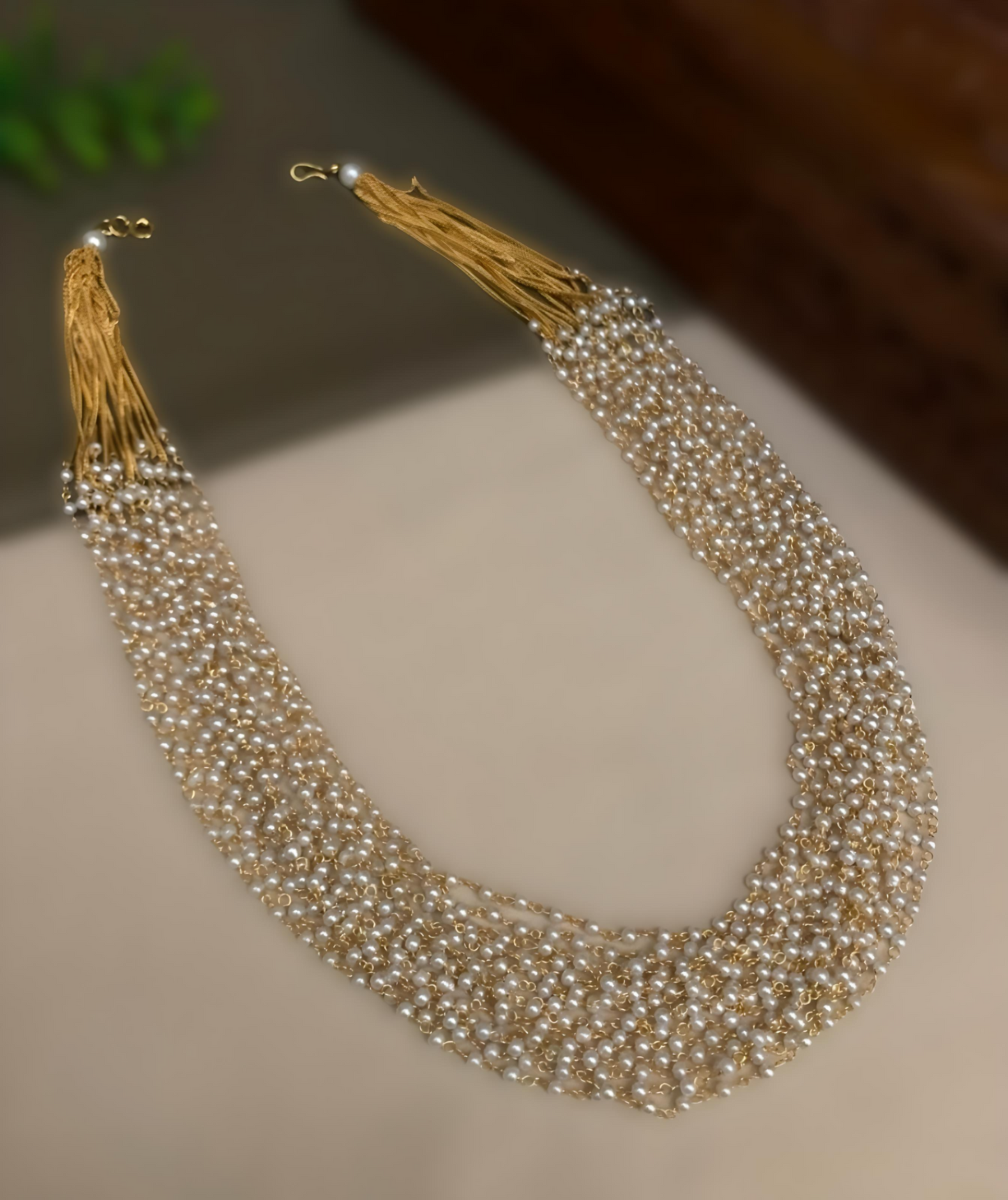 15 Layer premium Pearl Mala product code N156