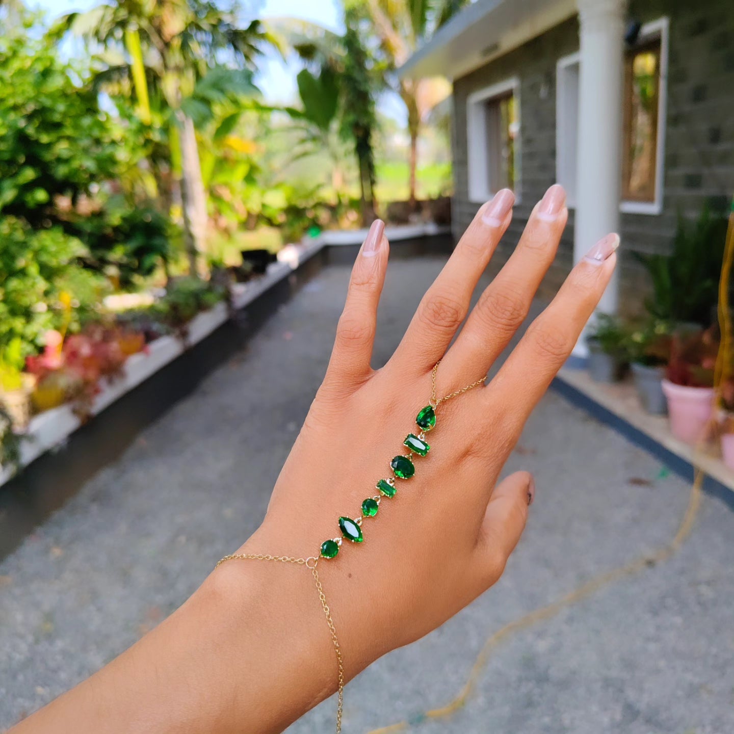 Premium anti tarnish ring bracelet