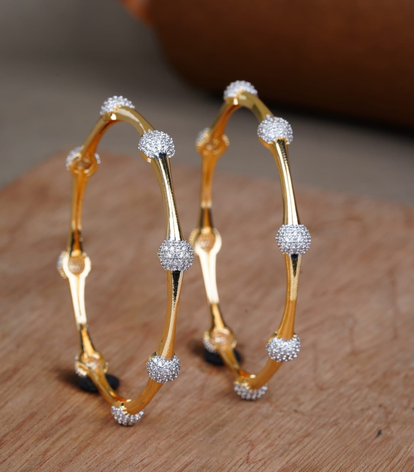 Premium diamond finish designer bangle product code B181