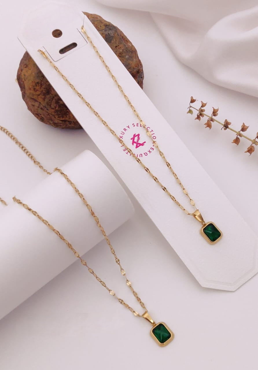 Premium Anti tarnish daily wear gold plated pendant chain product code N54