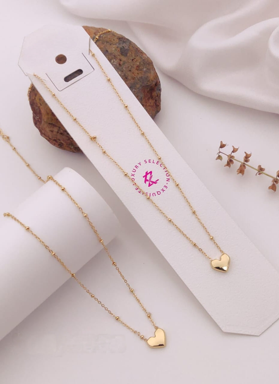 Premium Anti tarnish daily wear gold plated pendant chain product code N54