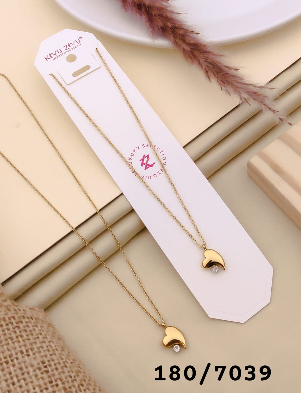 Premium daily wear anti tarnish simple pendant chain