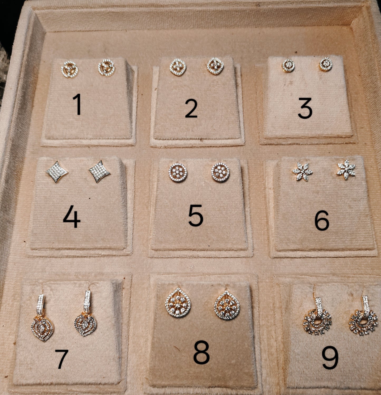 Daimond finish ad earings product code E04