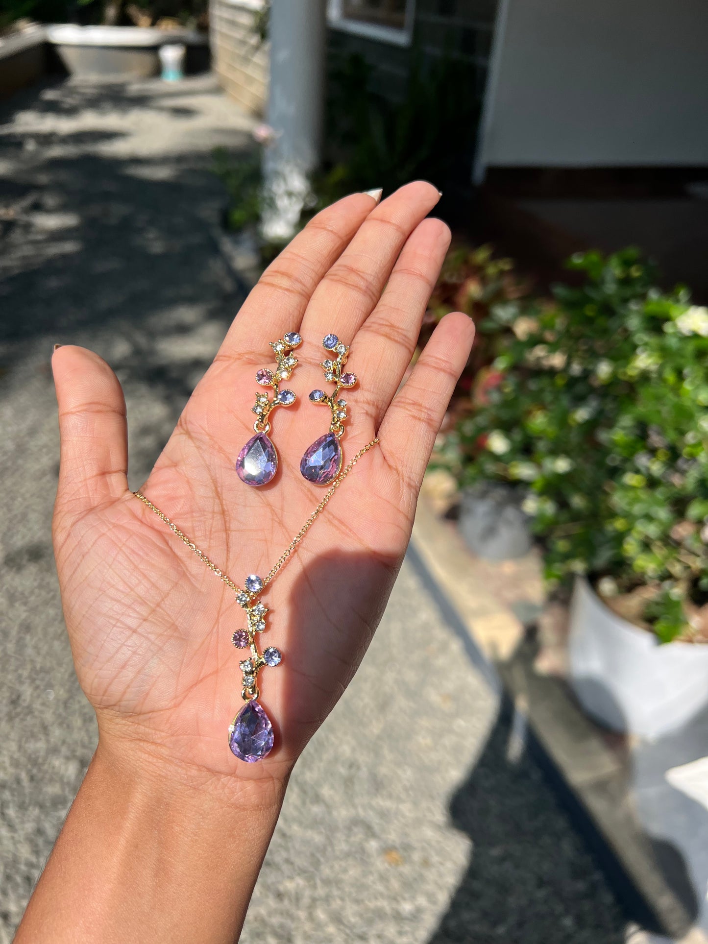 Premium quality anti tarnish pendant chain set product code C10