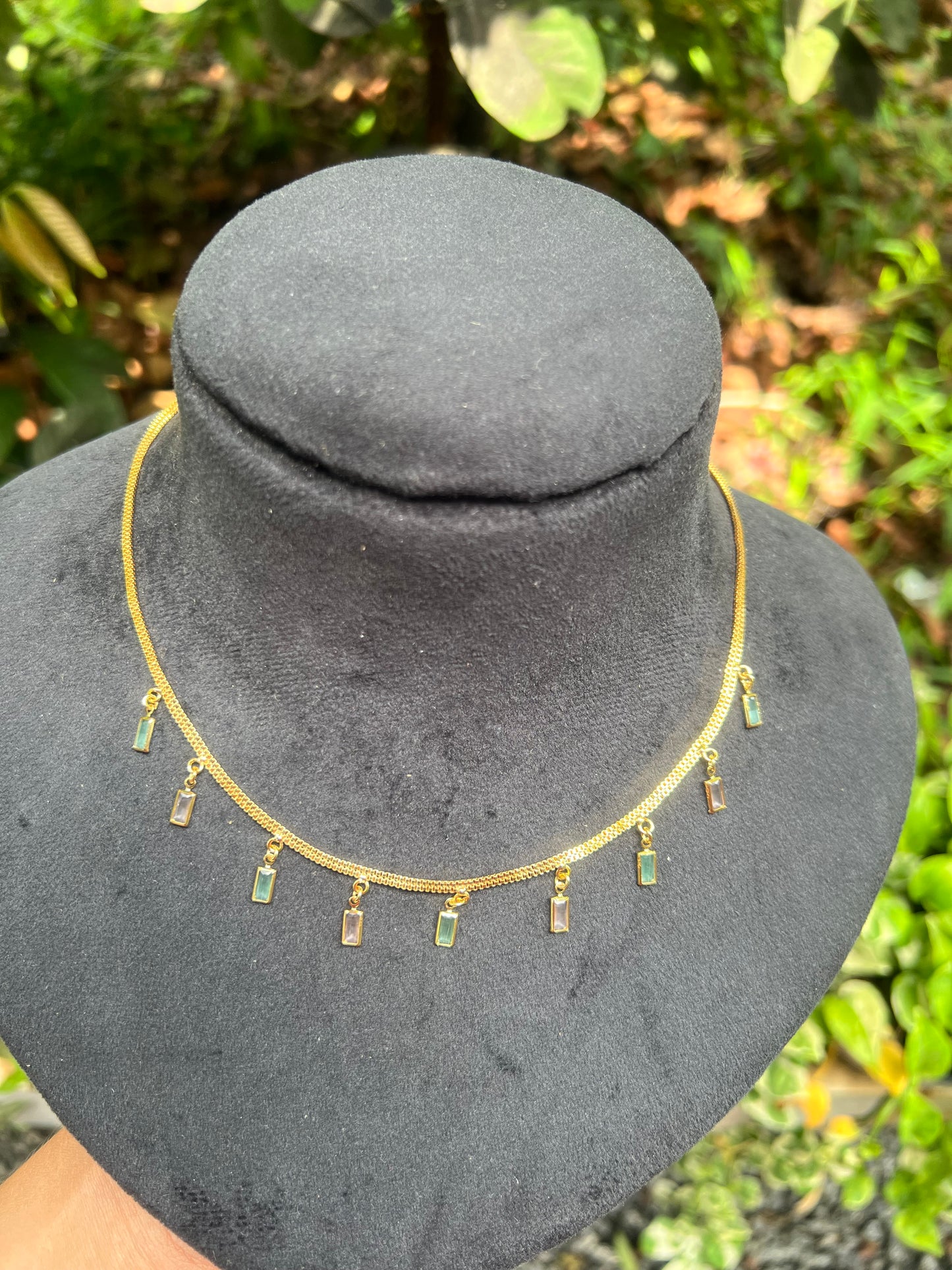 Premium daily use gold plated charm necklace product code G37