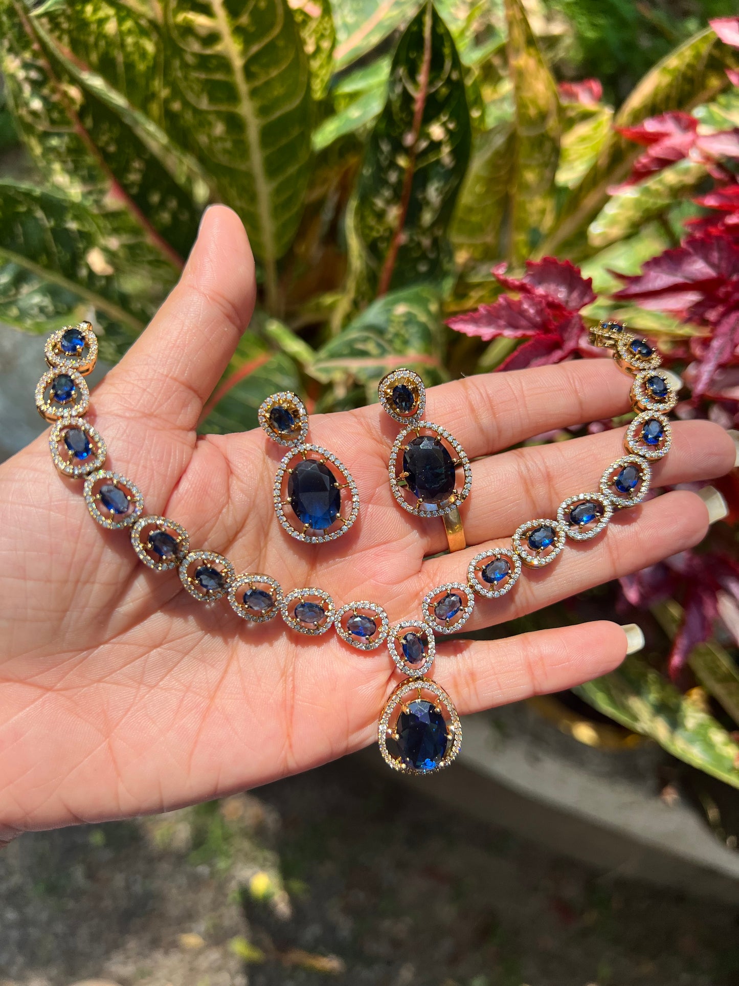 Premium designer ad necklace product code 587