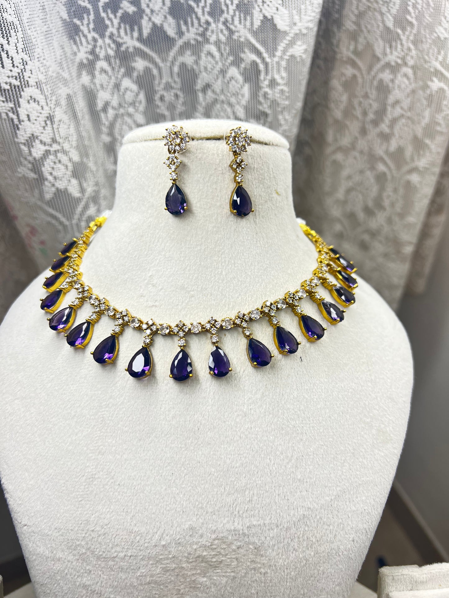 Most popular designer look ad necklace product code 625