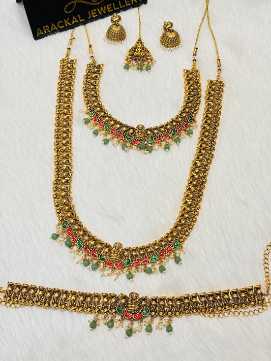 Premium quality antique matte finish bridal full set product code N270