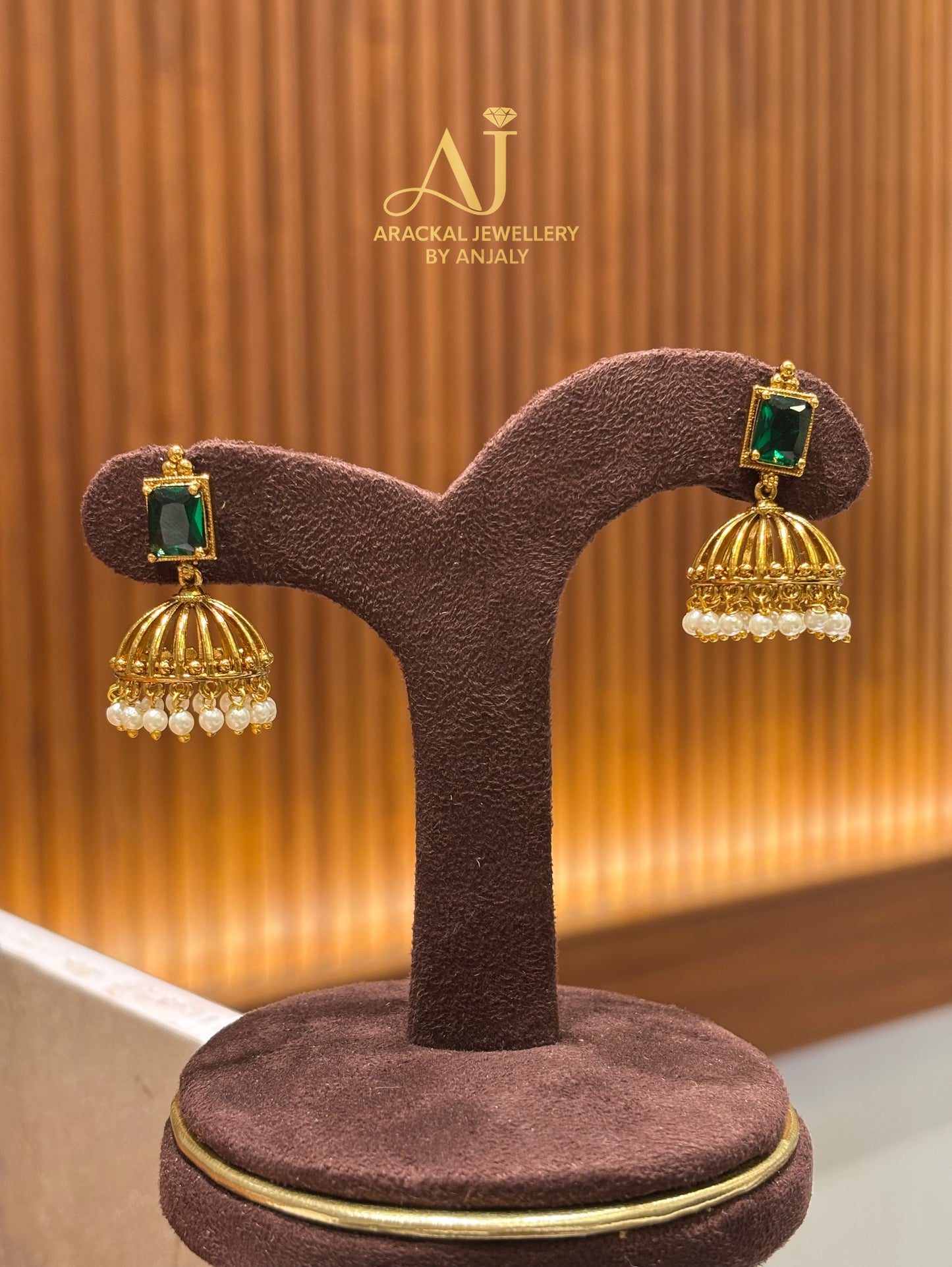 Premium quality stylish delicate pearl hanging jhumka product code E50