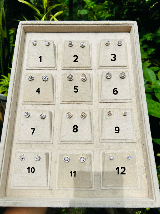 Premium daimond finish studs product code E32