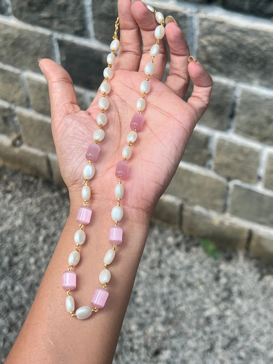 Premium quality pearl monalisa necklace product code P58