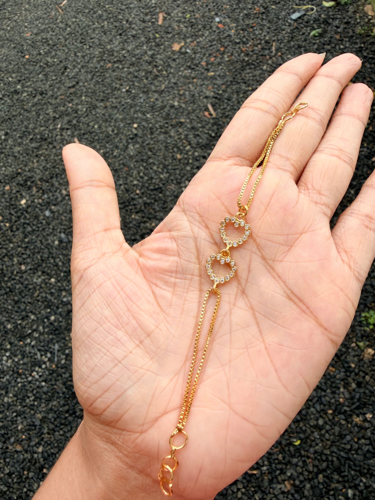 Premium gold plated daily wear bracelet product code B215