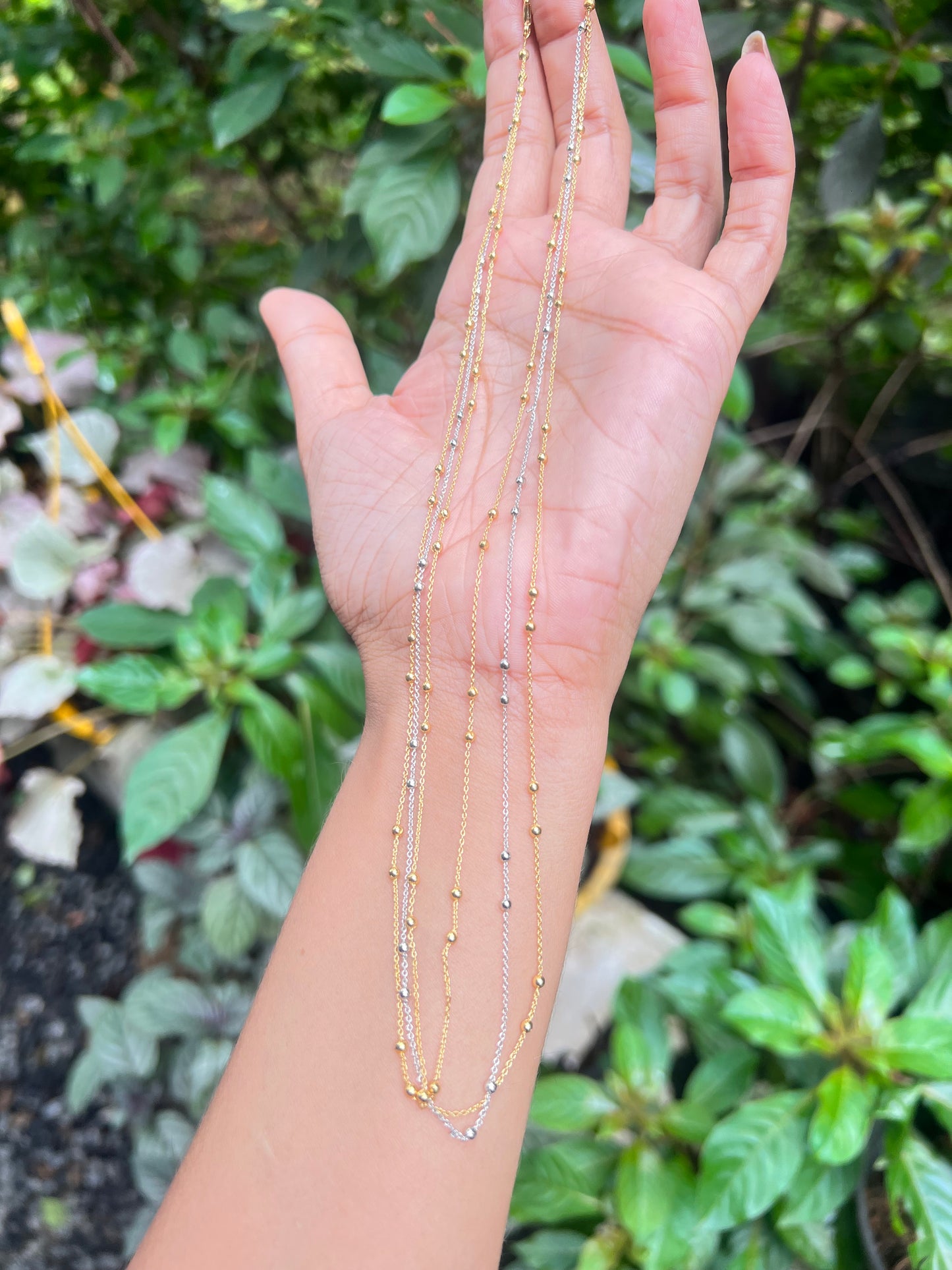 Budget friendly 3layered chains product code G150