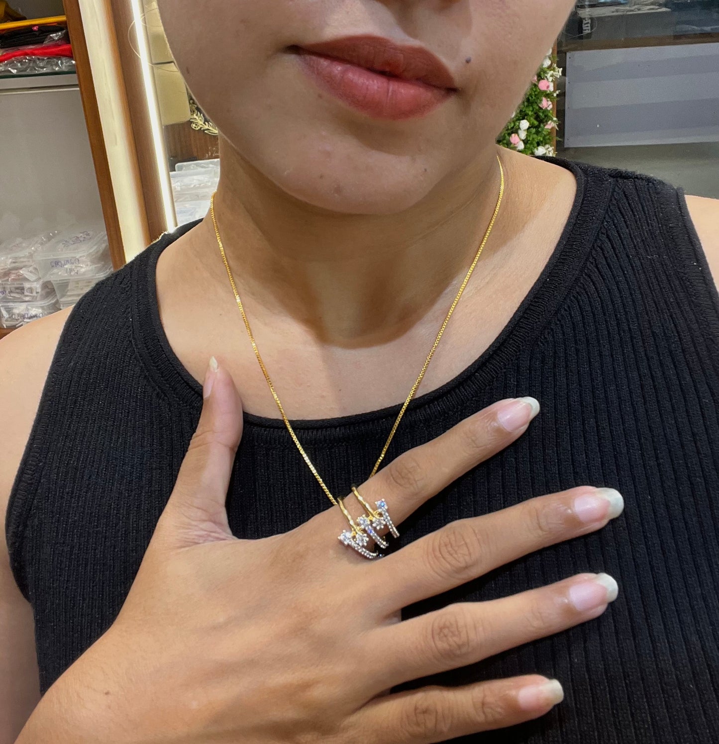 Premium diamond finish ring product code R66