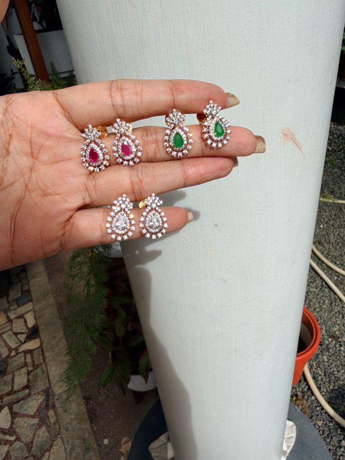 Premium diamond finish earrings product code E221