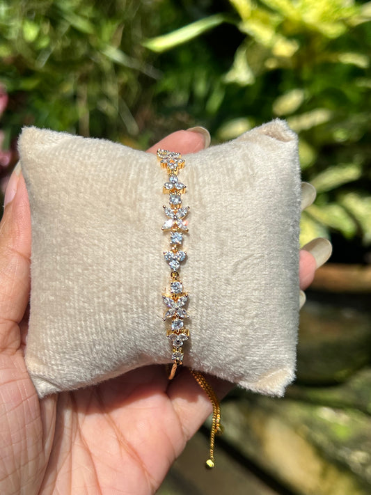 Premium daimond finish adjustable bracelet product code B50
