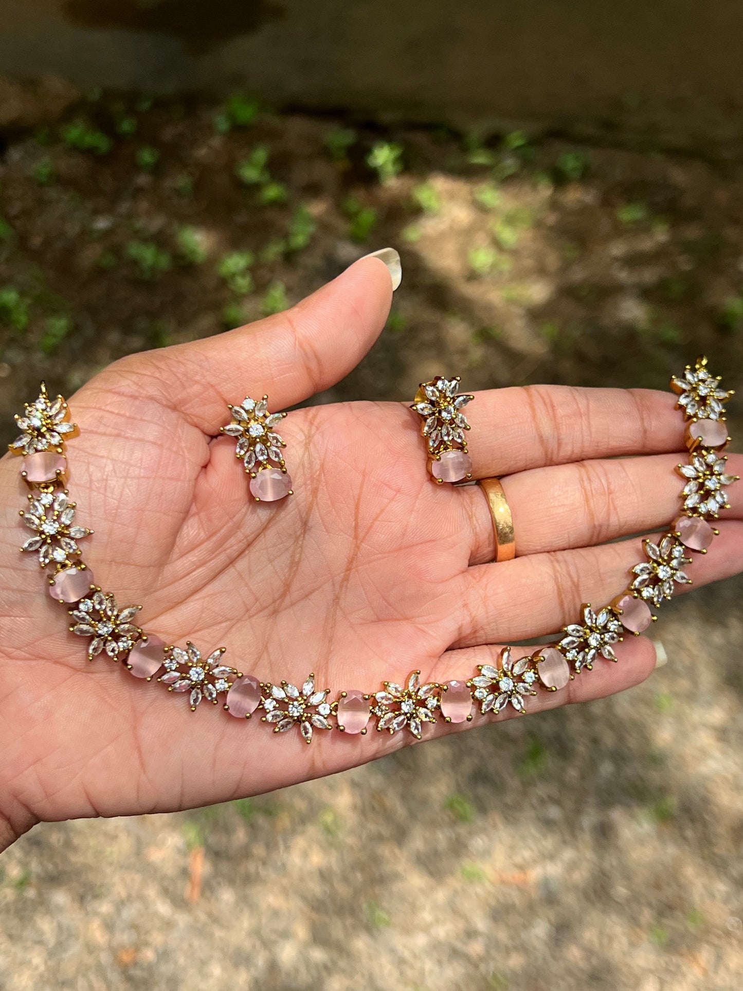 Premium ad shining star necklace product code 738