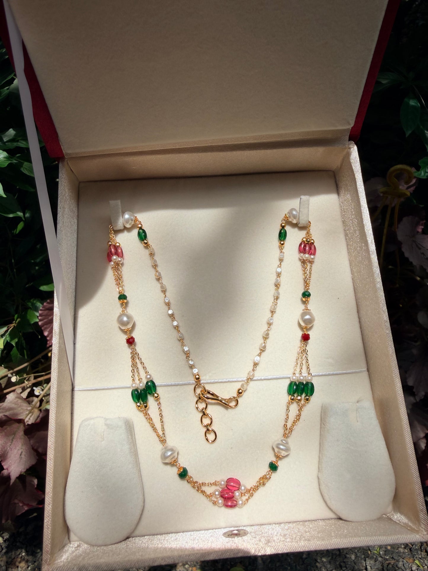 Premium quality pearl layer necklace product code P160