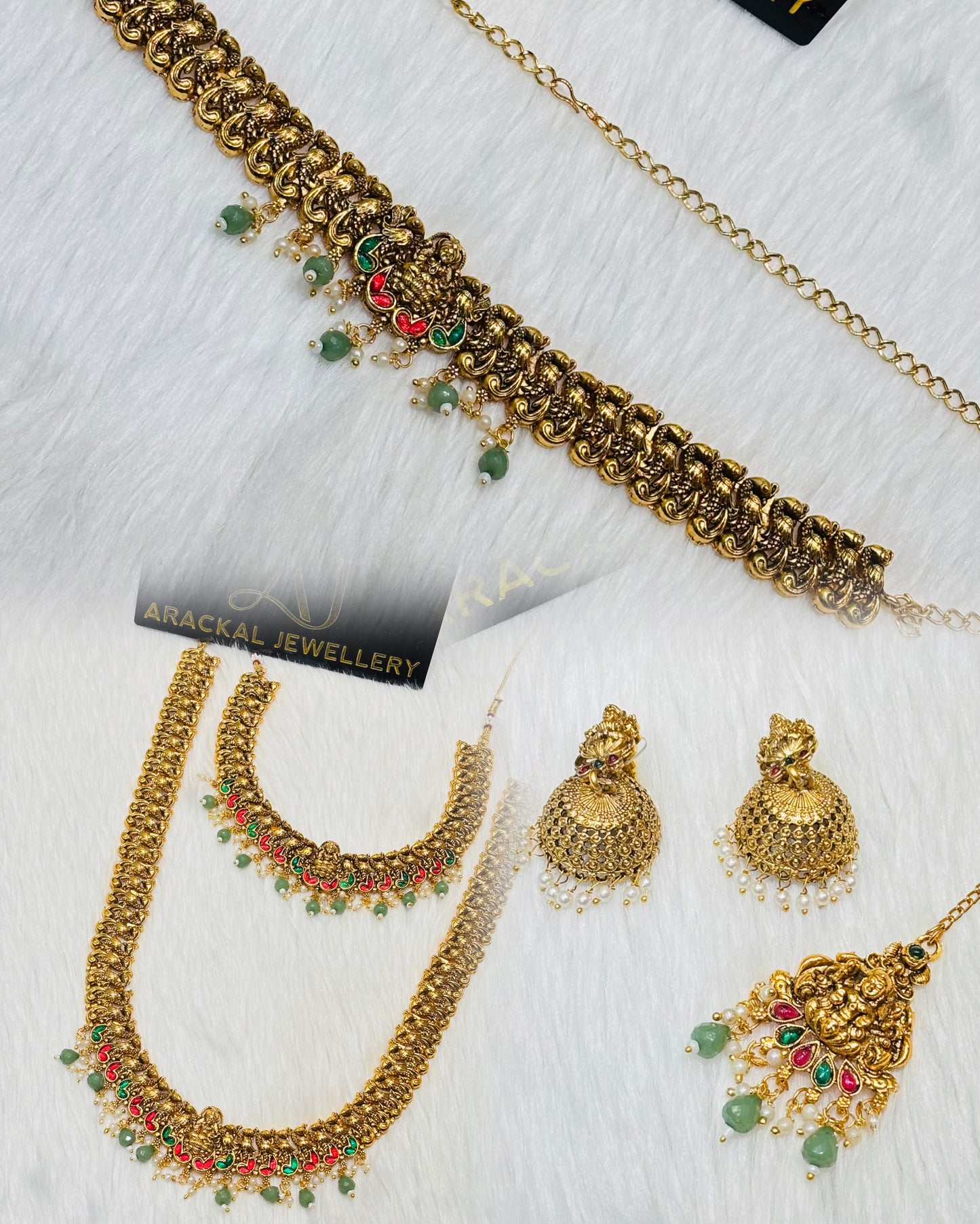 Premium quality antique matte finish bridal full set product code N270