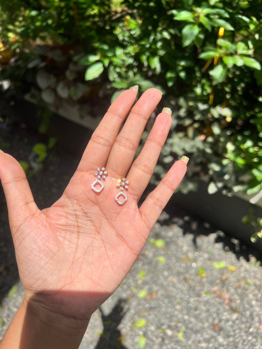 Premium diamond finish Cz earings product code E146 Prebooking