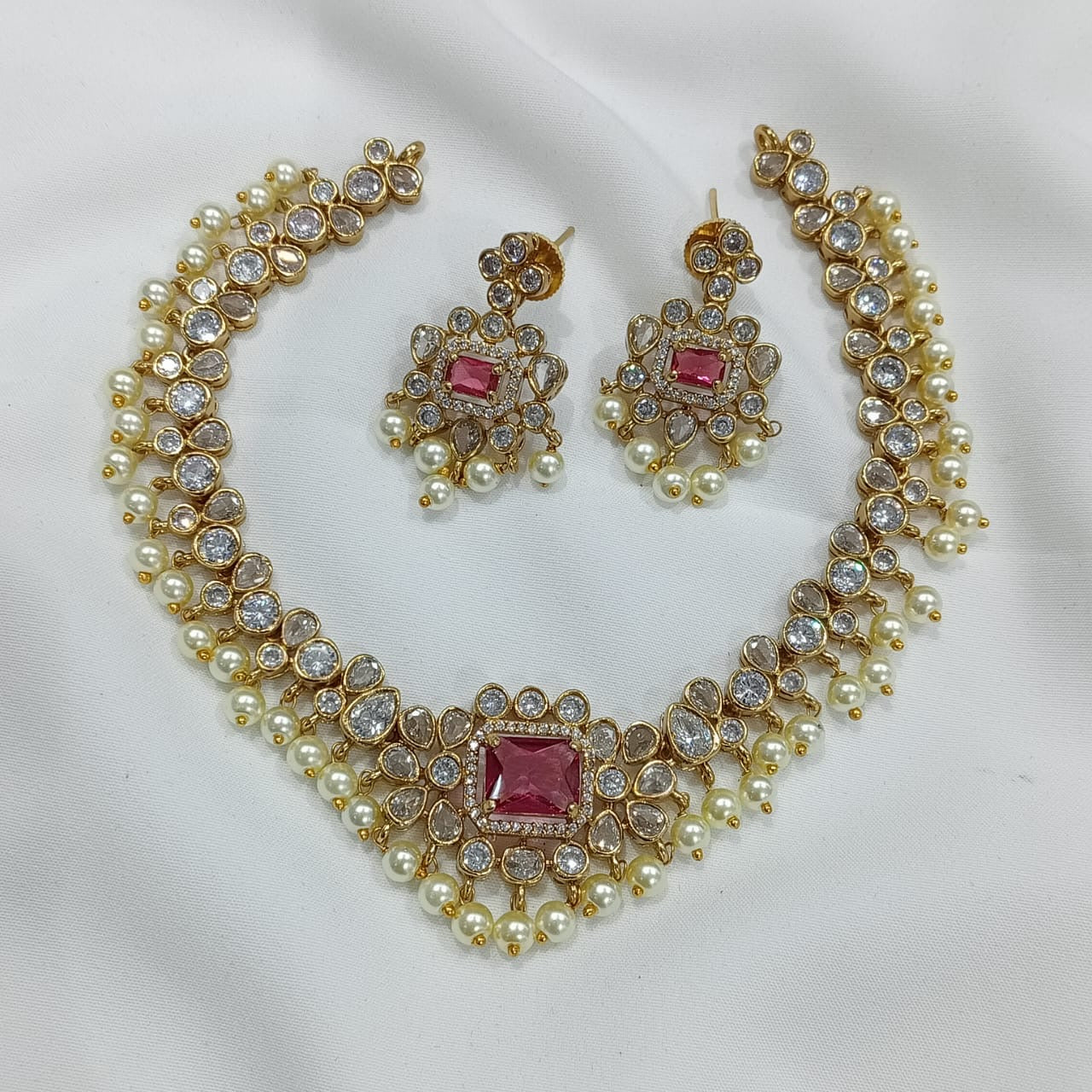 Hot selling premium jadau Kundan necklace