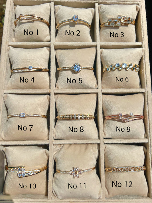Premium anti tarnish openable bracelet product code 07
