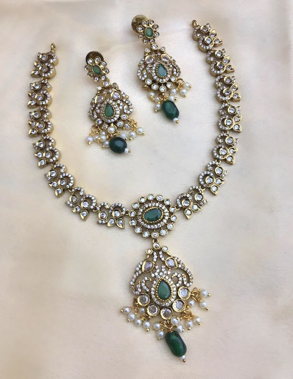 Premium Victorian jadau Kundan ad necklace