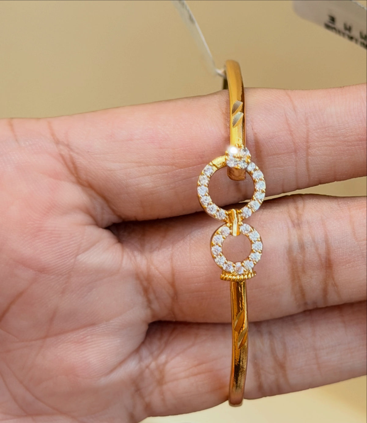 Premium gold plated ad daily wear openable bangle product code D242