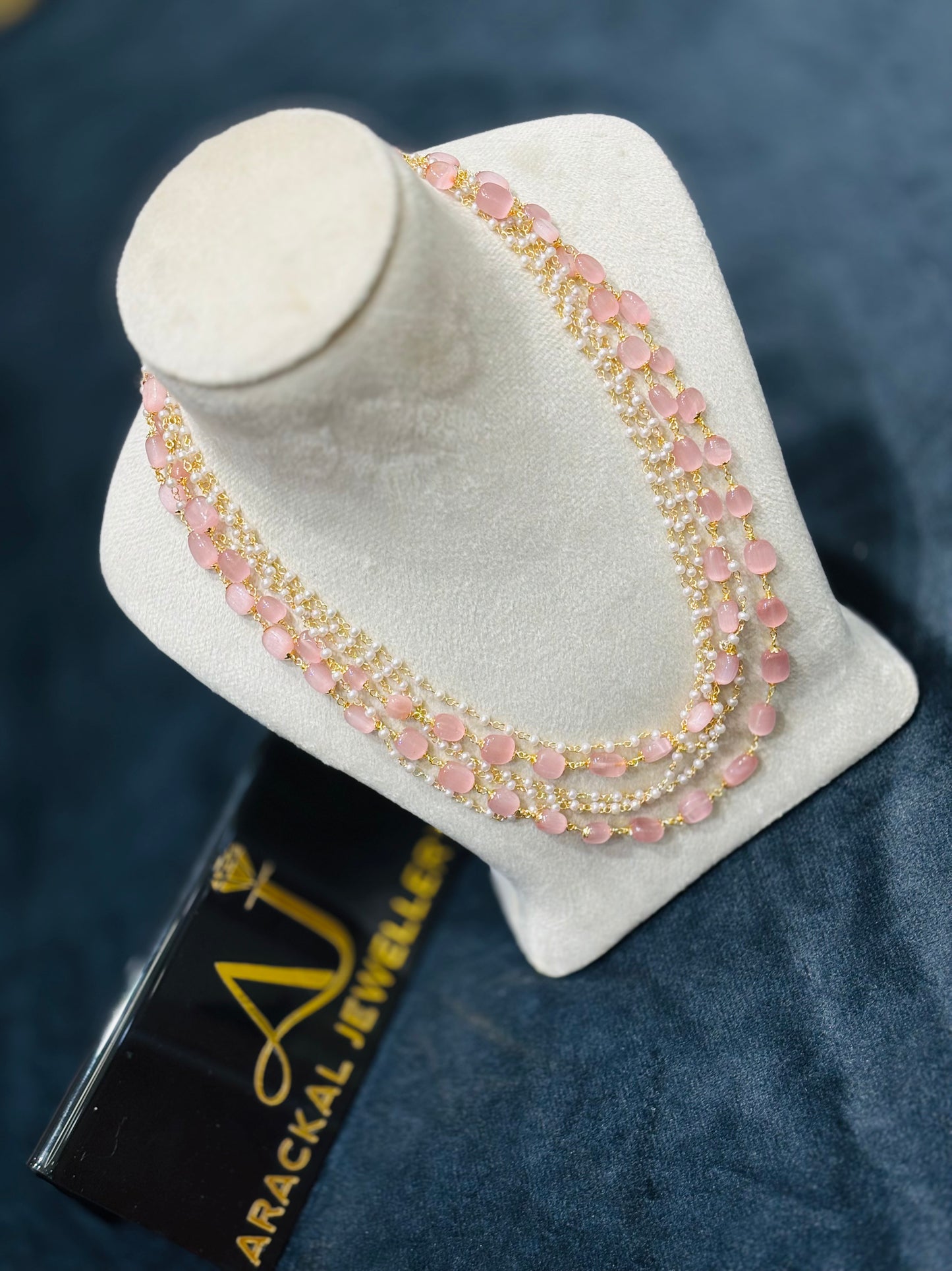 Premium trending pearls layered necklace product code N389