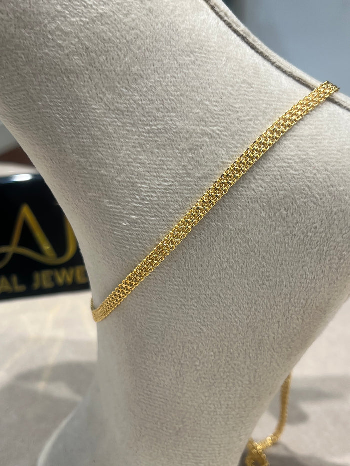 Premium gold plated anklets product code A18