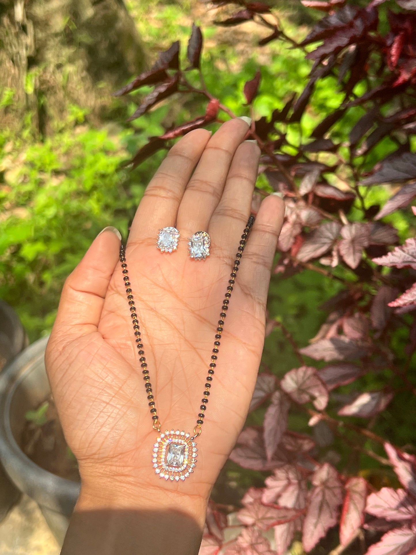 Daimond finish stylish mangalsutra product code 135