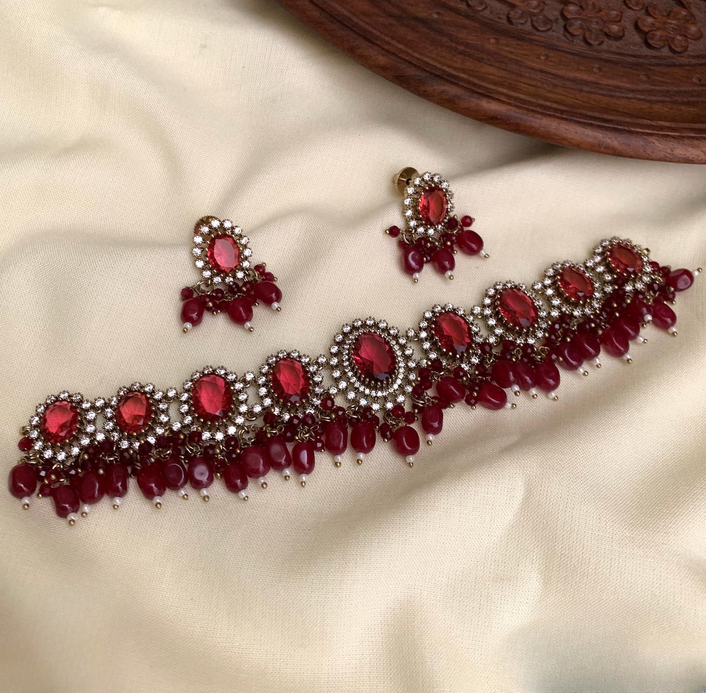 Premium bridal choker set product code 965