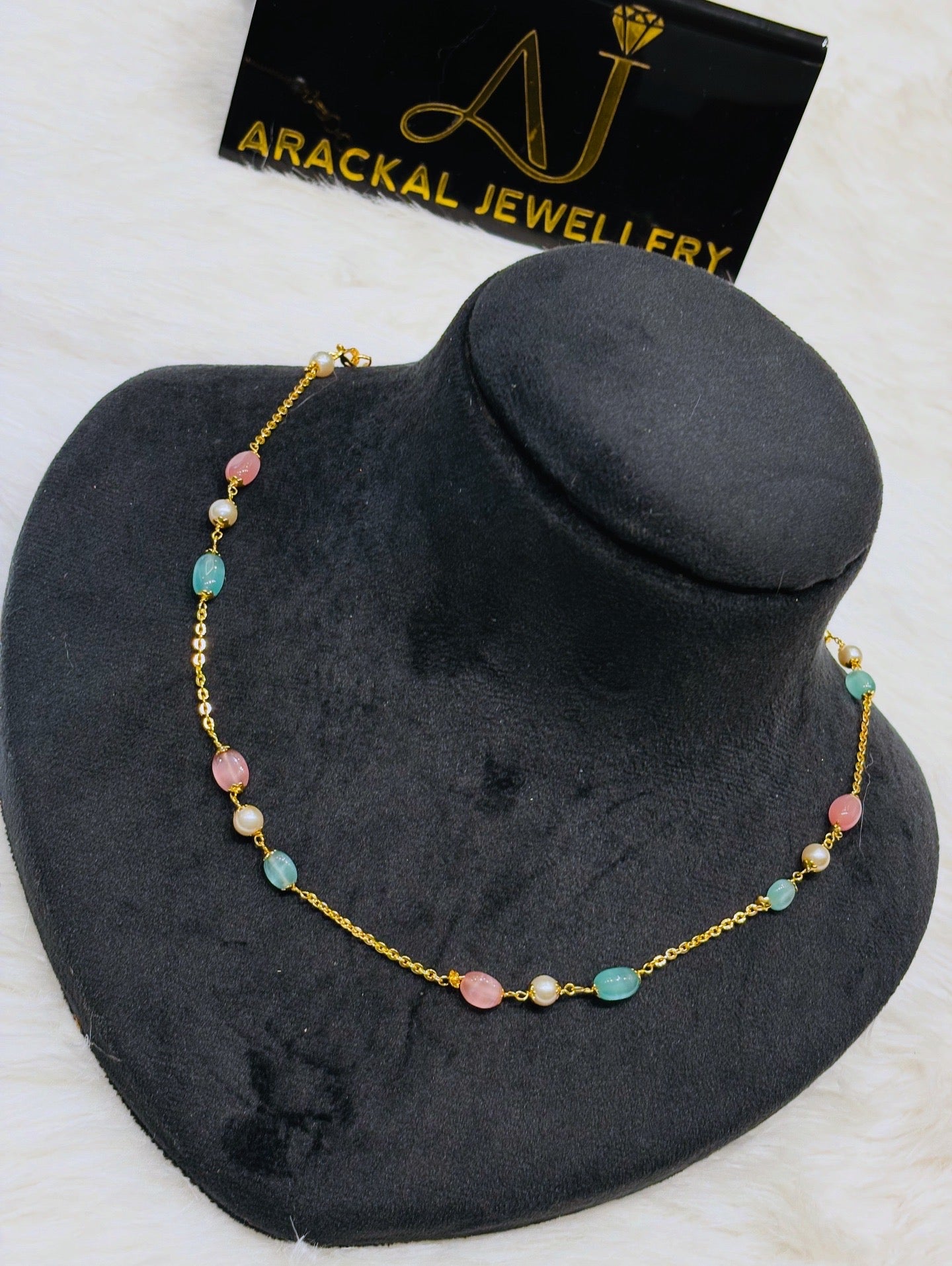 Premium one layer pearl beads necklace product code N397