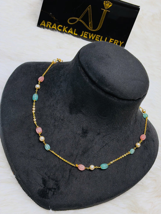 Premium one layer pearl beads necklace product code N397